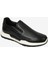 Erkek Siyah Hakiki Deri Sneaker Ayakkabı 4Y1UA17361 2