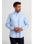 Regular Fit Ekoseli Mavi Klasik Erkek Gömlek GM23K232012_D35 1