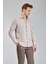 Regular Fit İtalyan Yaka Bej Pamuk Erkek Gömlek GMFLN0222303221_D07 5
