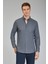 Modern Fit Paşa Yaka Antrasit Spor Erkek Gömlek GMFLN0222302221_D58 1