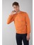 Erkek Turuncu Bisiklet Yaka Yün Triko TR23KNOS23206_D64 1