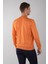 Erkek Turuncu Bisiklet Yaka Yün Triko TR23KNOS23206_D64 2