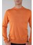 Erkek Turuncu Bisiklet Yaka Yün Triko TR23KNOS23206_D64 3