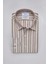 Regular Fit Spor Yaka Çizgili Açık Kahve Pamuk Erkek Gömlek GMCZG3SP224005_10 3