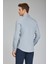 Modern Fit Paşa Yaka Gri Spor Erkek Gömlek GMFLN0222302221_D55 4