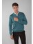 Polo Yaka Fermuar Detaylı Mint Erkek Yün Triko TR23KNOS23211_D50 1