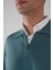 Polo Yaka Fermuar Detaylı Mint Erkek Yün Triko TR23KNOS23211_D50 3