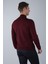 Erkek Yün Basic Yarım Balıkçı Yaka Triko Bordo TR23KNOS23210_D25 2