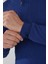 Indigo Polo Yaka Fermuarlı Ön Jakar Yün Erkek Triko TR23K23204_D66 4