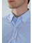 Regular Fit Uzun Kollu Mavi Pamuk Erkek Gömlek GMCZG250095_D35 3
