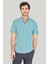 Regular Fit Paşa Yaka Pamuk Yeşil Erkek Gömlek GMCZG250115_D47 2