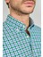 Regular Fit Paşa Yaka Pamuk Yeşil Erkek Gömlek GMCZG250115_D47 4