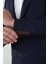 Comfort Fit Lacivert Mono Yaka Çift Yırtmaçlı 6 Drop Erkek İpek Yün Ceket PCK24K24207_D39 3