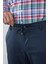 Erkek Lacivert Pamuklu Comfort Lastikli Bağcıklı Spor Pantolon PNS25Y25102_D39 4