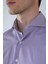 Regular Fit Napoli Yaka Uzun Kol Pamuk Lila Erkek Gömlek GMCZG250127_C44 3