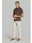 Polo Yaka Kahve Doğal Pamuk Erkek Tshirt TS25Y25103_D11 3