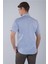 Regular Fit Paşa Yaka Kısa Kol Pamuk Kahve Erkek Gömlek GMEKS250007_D11 2