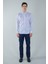Regular Fit Uzun Kollu Lacivert Pamuk Erkek Gömlek GMCZG250117_D39 5