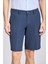 Bermuda Cepli Lacivert Erkek Keten Şort SH24Y24101_D39 3