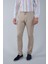 Erkek Camel Lastikli Bağcıklı Spor Keten Pantolon PNS25Y25106_D70 1