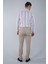 Erkek Camel Lastikli Bağcıklı Spor Keten Pantolon PNS25Y25106_D70 2