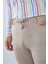 Erkek Camel Lastikli Bağcıklı Spor Keten Pantolon PNS25Y25106_D70 4