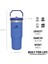 The IceFlow Flip Straw Pipetli Termos Bardak 0,89 LT Mavi 2