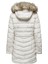 Kadın Mont Ekru 15183994 Onlnewellan Quilted Hood Fur Coat 2