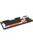 HK258 Membrane LCD Rgb Kablosuz/bluetooth Siyah Turuncu Full Türkçe Gaming Klavye 10