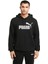 Essential Big Logo Erkek Siyah Kapüşonlu Sweatshirt 1