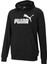 Essential Big Logo Erkek Siyah Kapüşonlu Sweatshirt 3