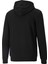 Essential Big Logo Erkek Siyah Kapüşonlu Sweatshirt 4