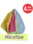 Mikrofiber Bez Oto Cam Araç Yıkama Kurulama Temizleme 4 Adet 1