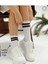 Unisex 4 Çift Tenis Çorabı Erkek Tenis Çorabı Kadın Tenis Çorabı Siyah Beyaz Tenis Çorabı 38-44 1