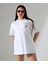 Pl Nakış Işlemeli Kadın Oversize Kadın T-Shirt 1