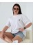 Pl Nakış Işlemeli Kadın Oversize Kadın T-Shirt 3
