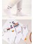 Unisex 6 Çift Tenis Çorabı Erkek Tenis Çorabı Kadın Tenis Çorabı Happy Beyaz Tenis Çorabı 38-44 1