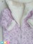 Bebek Kalın Kışlık Fermuarlı Kapüşonlu Peluş Mor Tulum Thick Fleece Jumpsuit 5