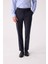 Erkek Lacivert Regular Fit Yün Karışımlı Kumaş Pantolon 1