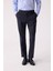 Erkek Lacivert Regular Fit Yün Karışımlı Kumaş Pantolon 5
