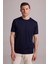 Erkek Lacivert Regular Fit Bisiklet Yaka T-Shirt 1