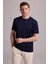 Erkek Lacivert Regular Fit Bisiklet Yaka T-Shirt 5