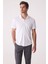 Erkek Beyaz Merserize Kısa Kol Gömlek 5