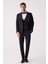 Erkek Siyah Slim Fit Şal Yaka Damatlık 1