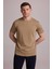 Erkek Vizon Regular Fit Bisiklet Yaka T-Shirt 5