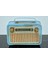 Mini Dekoratif Metal Nostaljik Radyo Modeli Mavi Vip 1