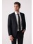 Erkek Siyah Slim Fit Takım Elbise 2