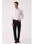 Erkek Siyah Slim Fit Üst Cep Kanvas Pantolon 2
