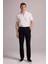 Erkek Siyah Slim Fit Yan Cepli Jogger Pantolon 3