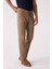 Erkek Camel Slim Fit Üst Cep Kanvas Pantolon 2